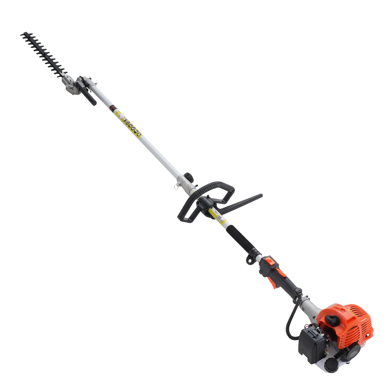 43CC 6-in-1 Gas-Powered Multi-Tool | Hedge Trimmer, Pole Saw, Brush Cutter & String Trimmer – 2-Stroke Engine