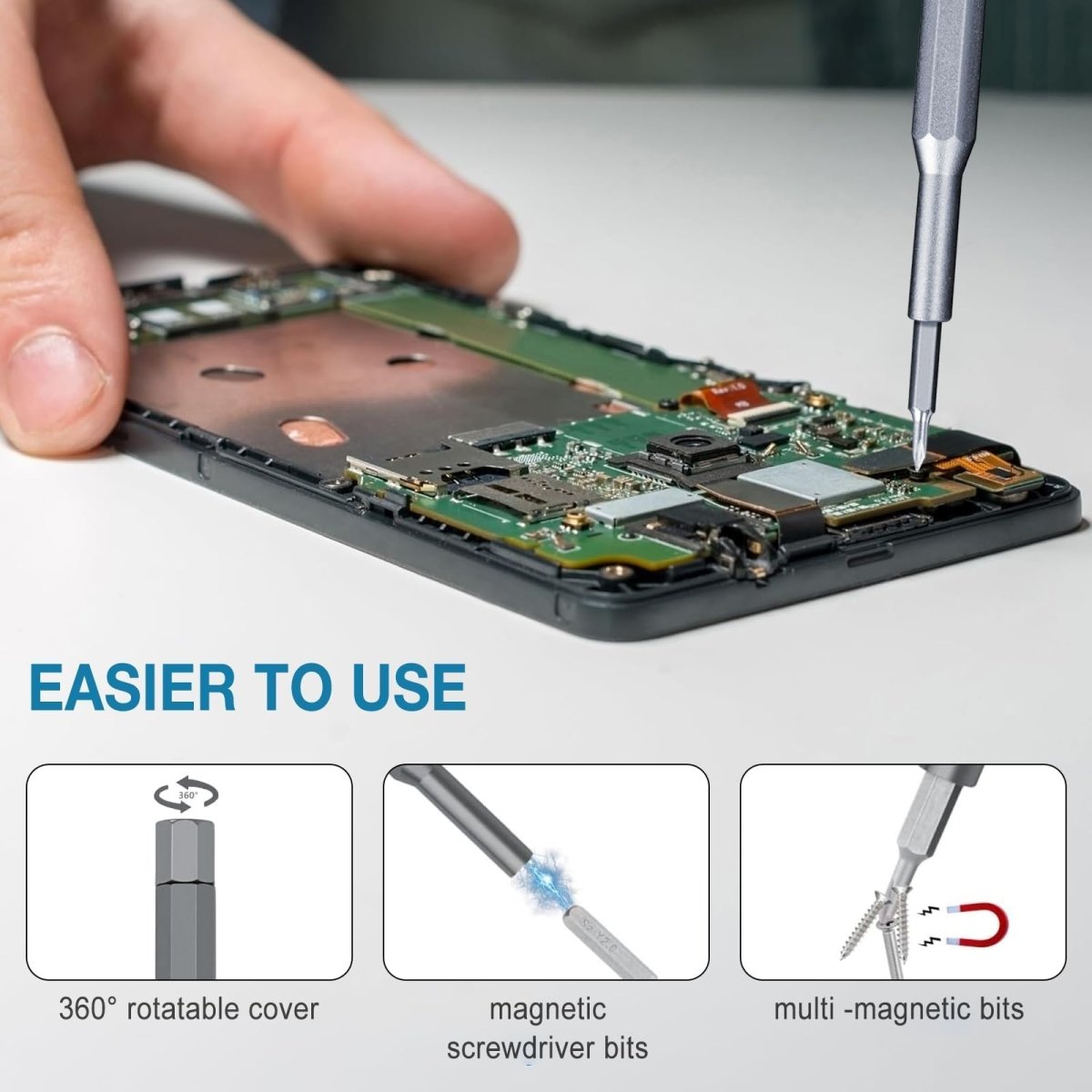 25 - in - 1 Bit Combination Multifunction Precision Small Screwdriver Set | HomeDIYer - HomeDIYer