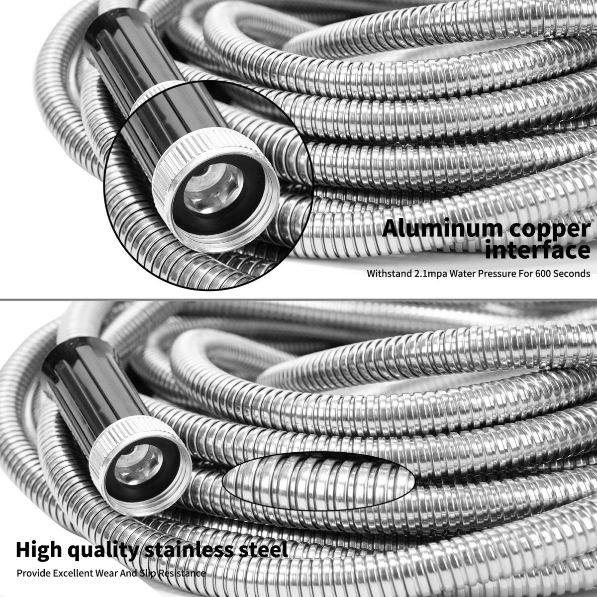 irrigation gardening hose, Non - Expanding, 10 Functional Nozzles, Garden Hose Anti - Kink （25 - 50FT） - HomeDIYer