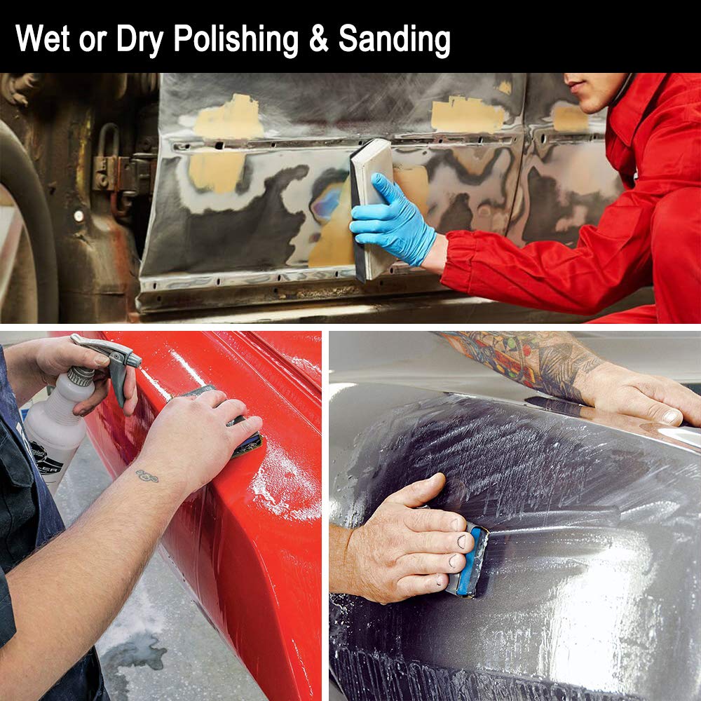 Dry Sandpaper 120 180 240 320 400 600Grits White Sand Paper for Automotive Wood Furniture Metal Electronics Polishing Grinding - HomeDIYer