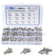 500 Pcs Allen Bolts and Nuts Assorted Set Button Head Hex Screws Stainless Steel