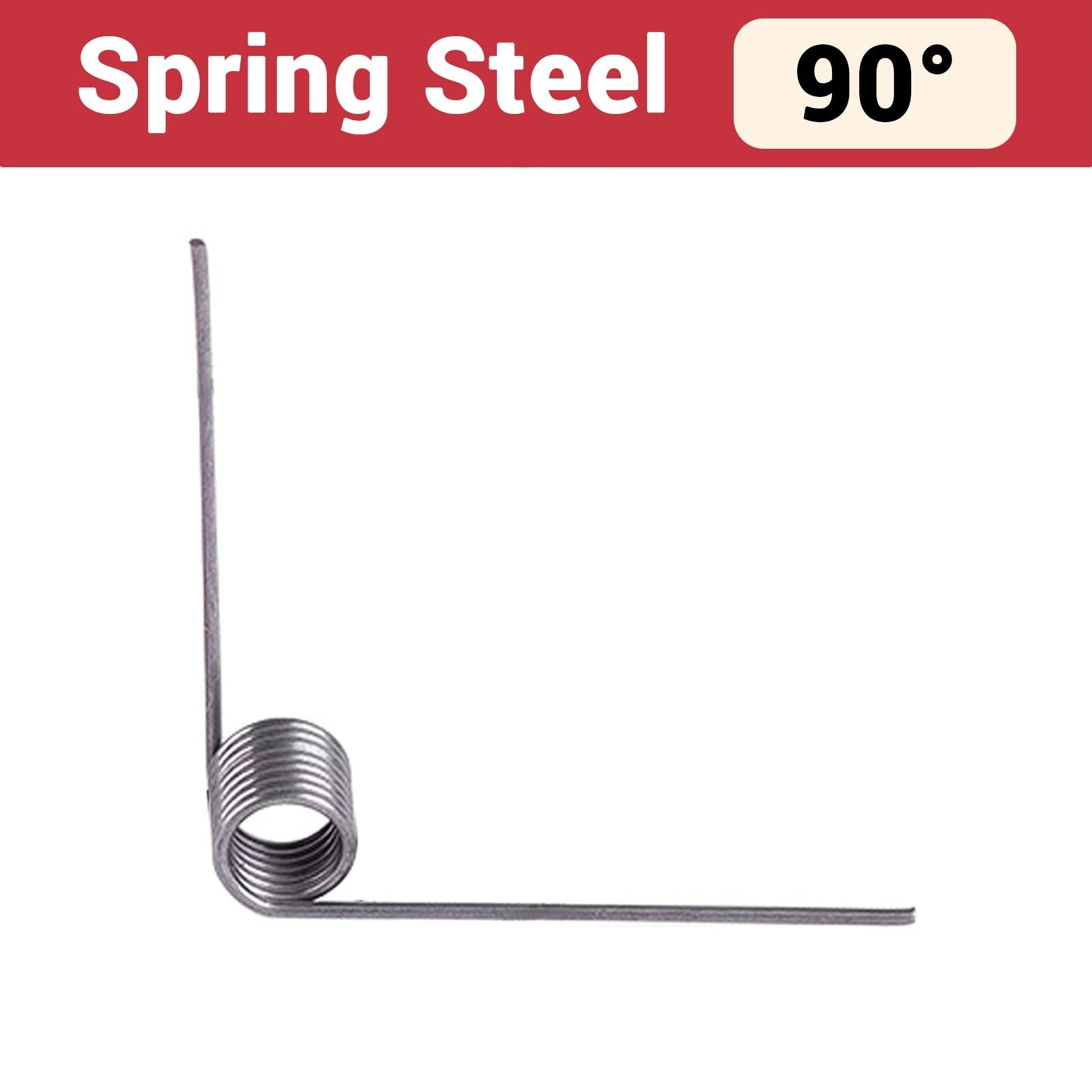 Torsion Spring 3 - 9 Coil (10 pcs), 1.6mm Wire dia, 8 ~ 18mm OD, Left spring Steel - HomeDIYer
