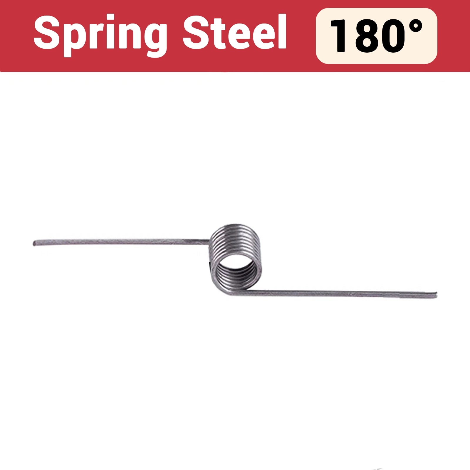 Torsion Spring 3 - 9 Coil (10 pcs), 1.6mm Wire dia, 8 ~ 18mm OD, Left spring Steel - HomeDIYer