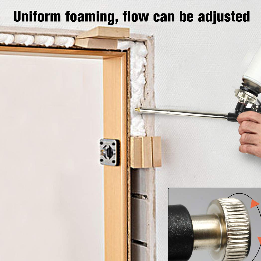 Heavy Duty PU Expanding Foam Gun – Professional Caulking Applicator - HomeDIYer