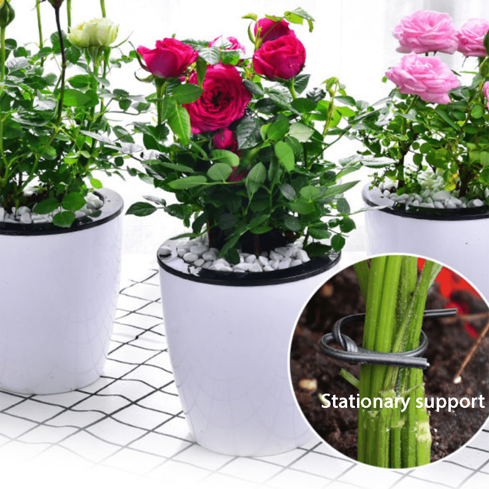 Galvanized Iron Wire Pvc Coated Flat - shape Use For Garden Strapping Multicolor - HomeDIYer