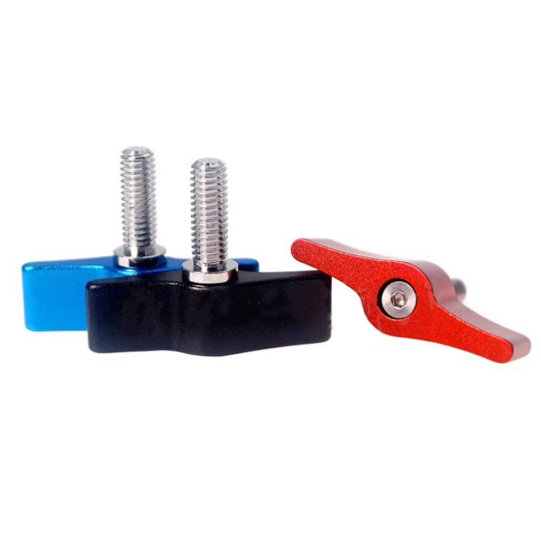 1/4 M4 M5 M6 Clamping Thumb Screw Tee Wing Knob Head Hand Grip Bolt Aluminum - HomeDIYer