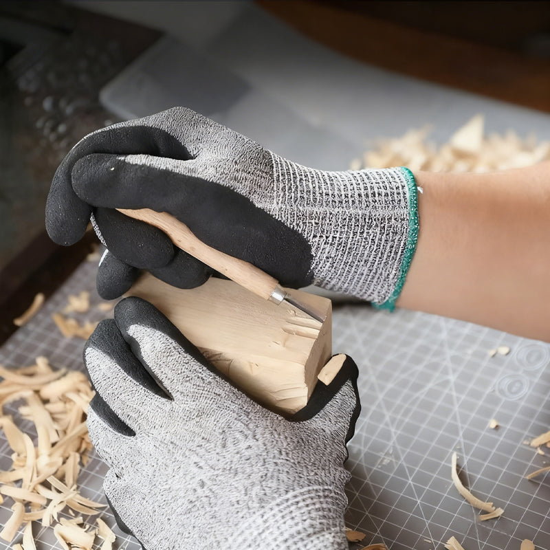 Frosted Cut Resistant Gloves HPPE Breathable & Anti-Slip