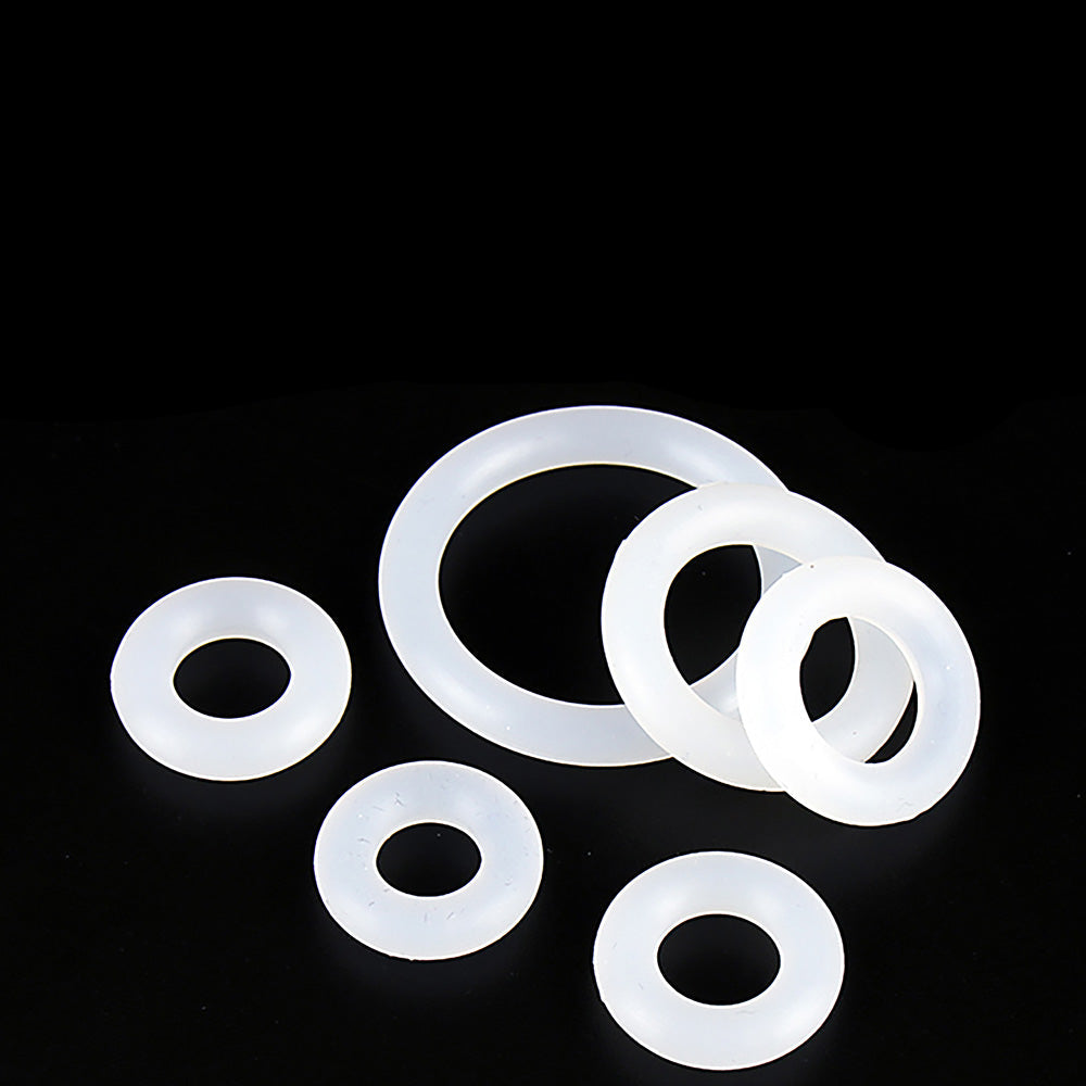 2mm Cross Section O Rings VMQ Silicone Food Grade 1mm-56mm ID High Temperature