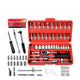 46PCS 1/4 Socket Ratchet Wrench Set Impact Socket Bit Kit Automotive Repair Tool