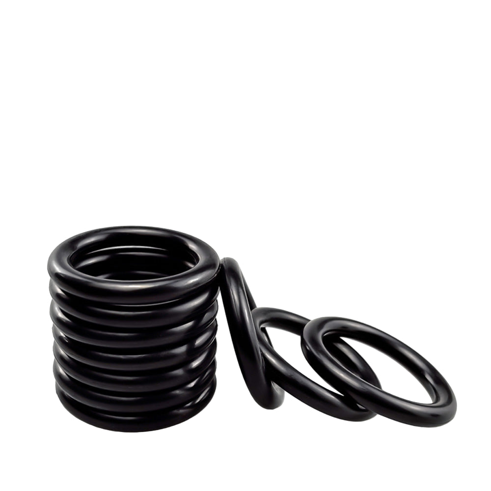 5mm Cross Section O-Rings NBR Nitrile Rubber 200mm - 420mm OD Oil Resistant Seals