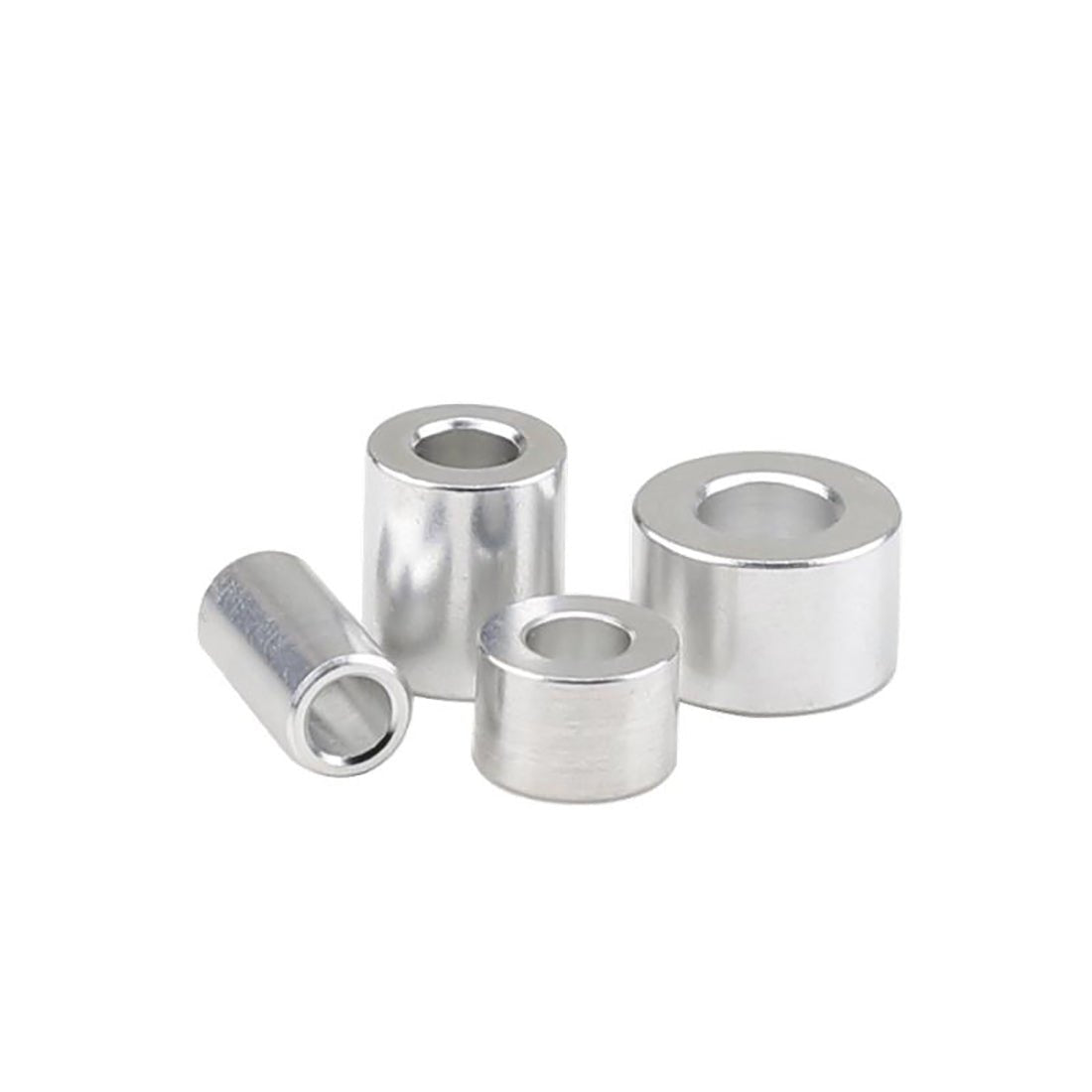 Aluminium Standoff Spacers M2 - M5 Stand off Collar Round Spacer Bush Washers - HomeDIYer