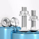 M5–M12 Carriage Bolts with Nuts | Cup Square Domed Head | 201 Stainless Steel