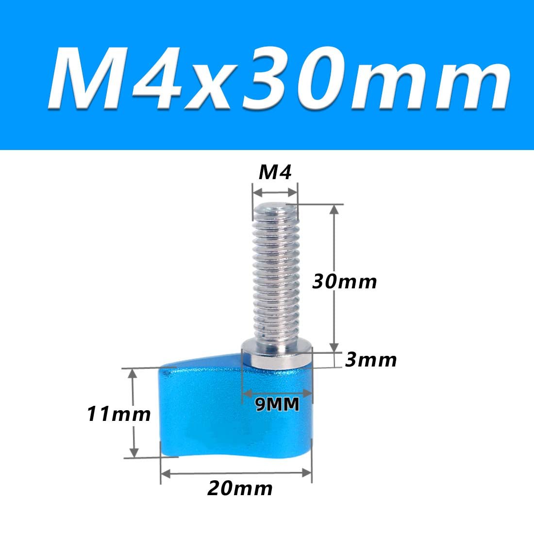 M4 M5 M6 Thumb Screws Hand Grip Bolt Knob for Adjustable Photographic Equipment - HomeDIYer
