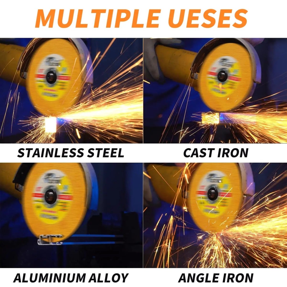 Cut Off Wheels 4 inch Thin Metal (50 pcs) & Stainless SteelCutting Wheel, Professional Fast Cutting Disc - HomeDIYer