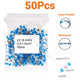 50x Blue Waterproof Heat Shrink Butt Terminals Solder Seal Wire Connector Bagged