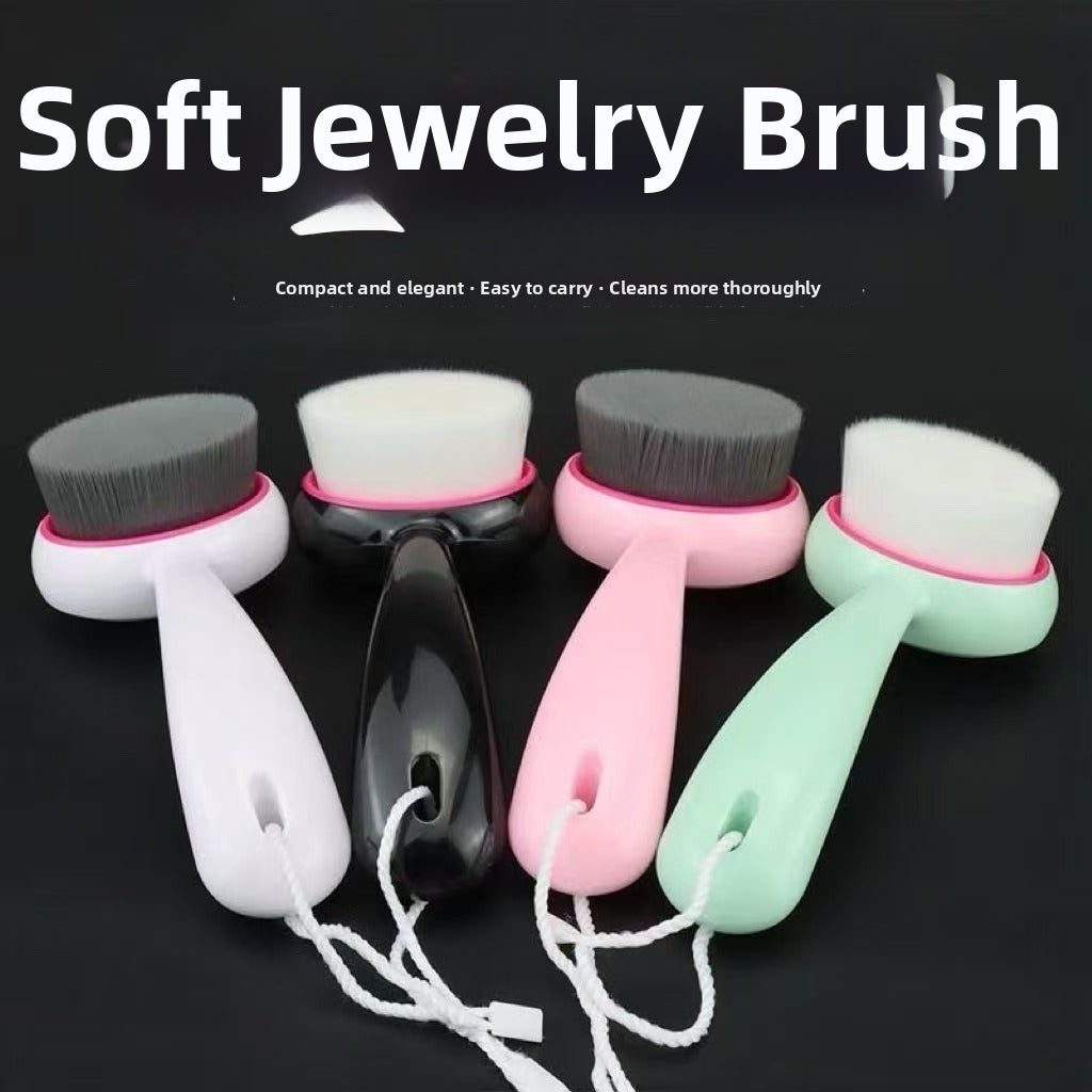 Jewelry Cleaning Soft Brush for Jade, Gold & Silver – PTB Bristle, 8 Styles
