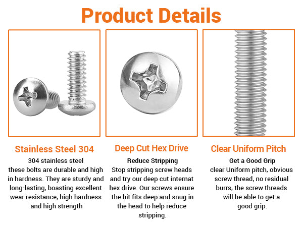 POZI PAN MACHINE SCREWS POZIDRIVE BOLTS A2 STAINLESS STEEL M2 M2.5 M3 M3.5 M4