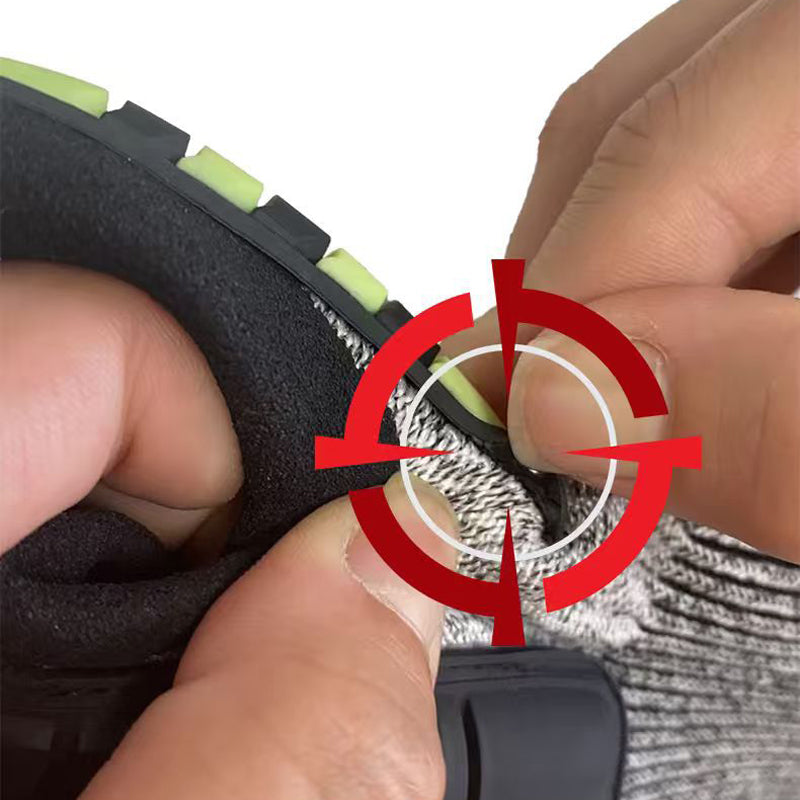 13-Gauge TPR Cut Resistant Nitrile Work Gloves Anti-Slip