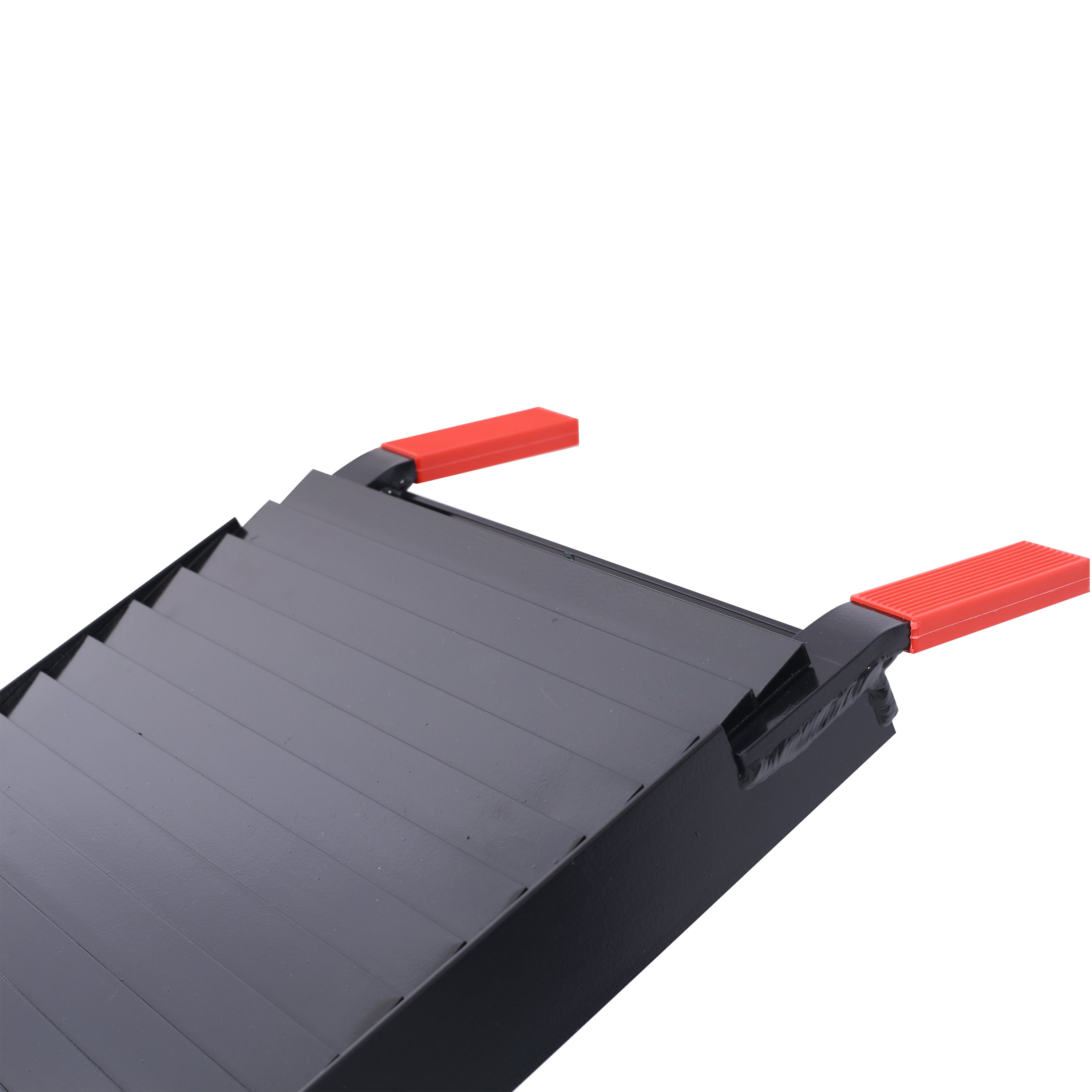Truck Ramps, 80"x12" Portable Loading Ramps for Pickup Trucks 1500 LBS Capacity Aluminum Folding Ramps with Buckle for ATVs, Snowblower, Lawn Mowers, UTVs, Bike, 2PCS, Black Coating