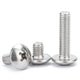 M2 M2.5 M3 M4 Phillips Button Screws – Domed Head A2 Stainless Steel Machine Bolts (Full Thread, 3–60mm)