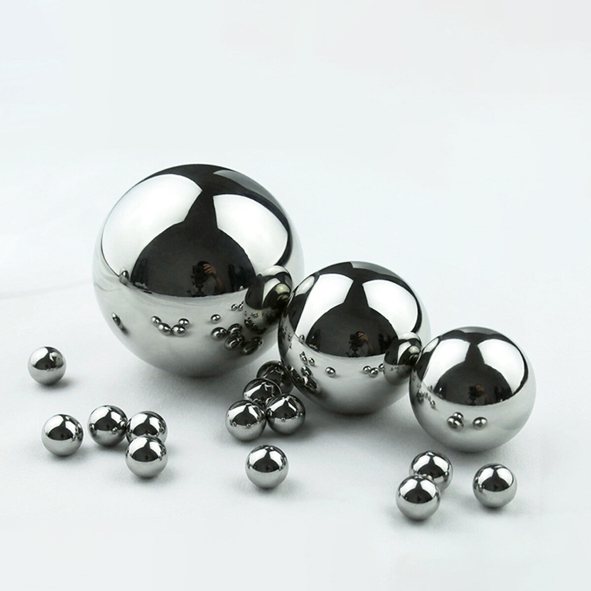 1mm to 100mm, 1/16" to 3" AISI 316L Stainless Steel Ball Bearings G100 Precision