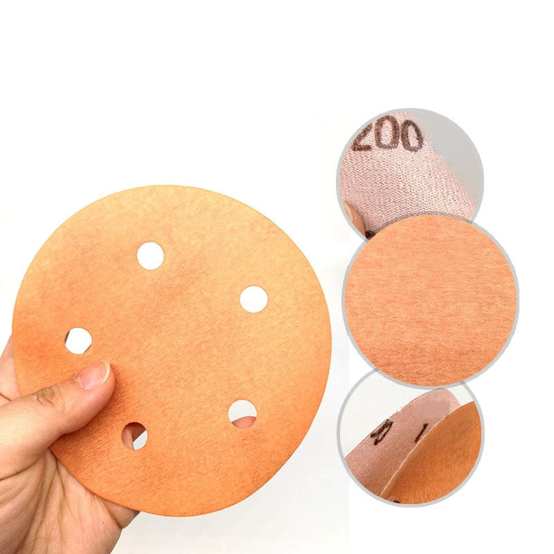125mm Wet and Dry Sanding Discs 5 inch Sandpaper Hook and Loop Pads 5 Hole