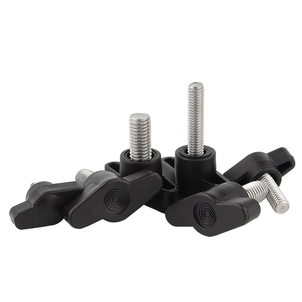 M4 M5 M6 M8 Wing Knob T - Handle Thumb Screw Bolts – Plastic Clamping Knob with Male Thread - HomeDIYer