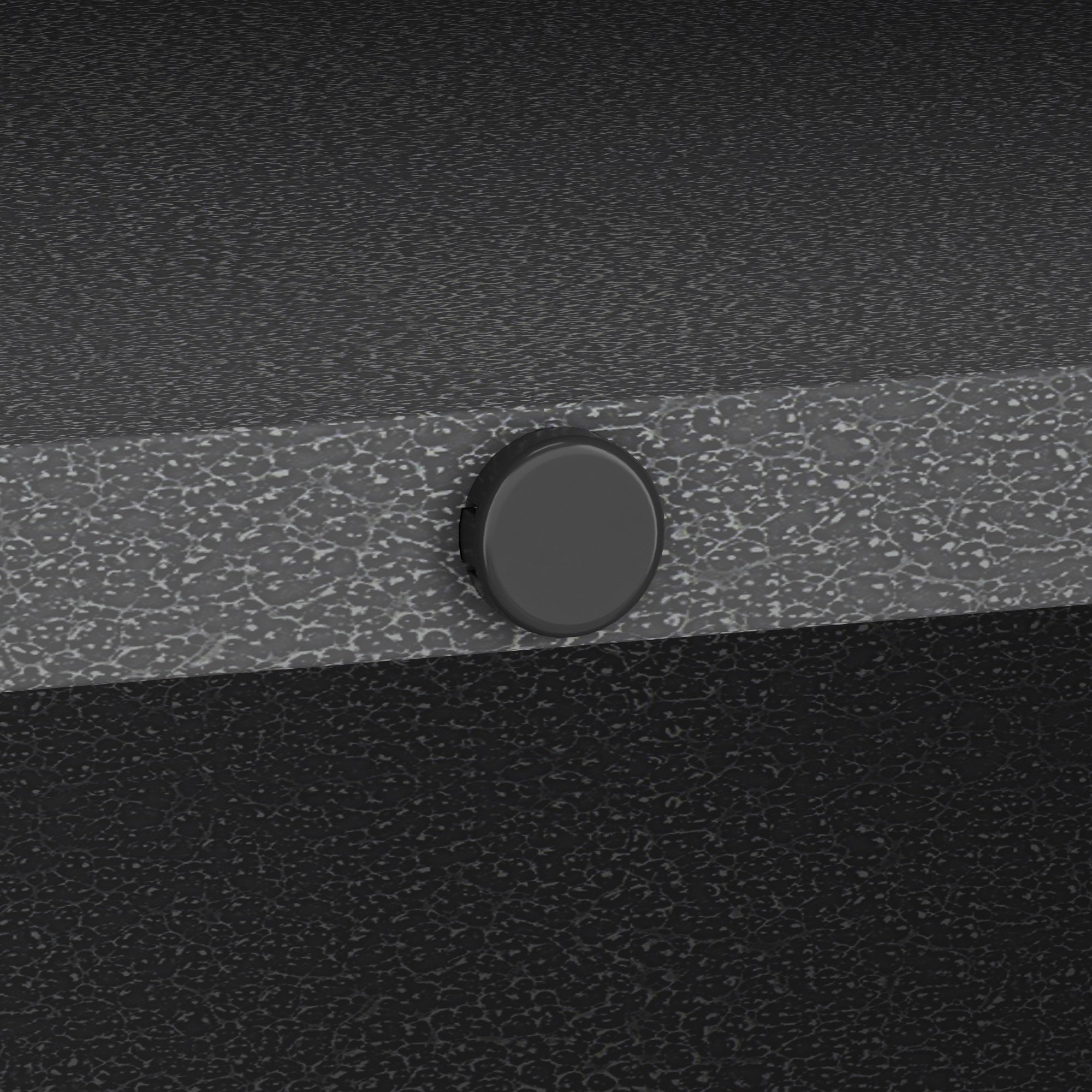 Floating Garage Cabinet in Dark Gray