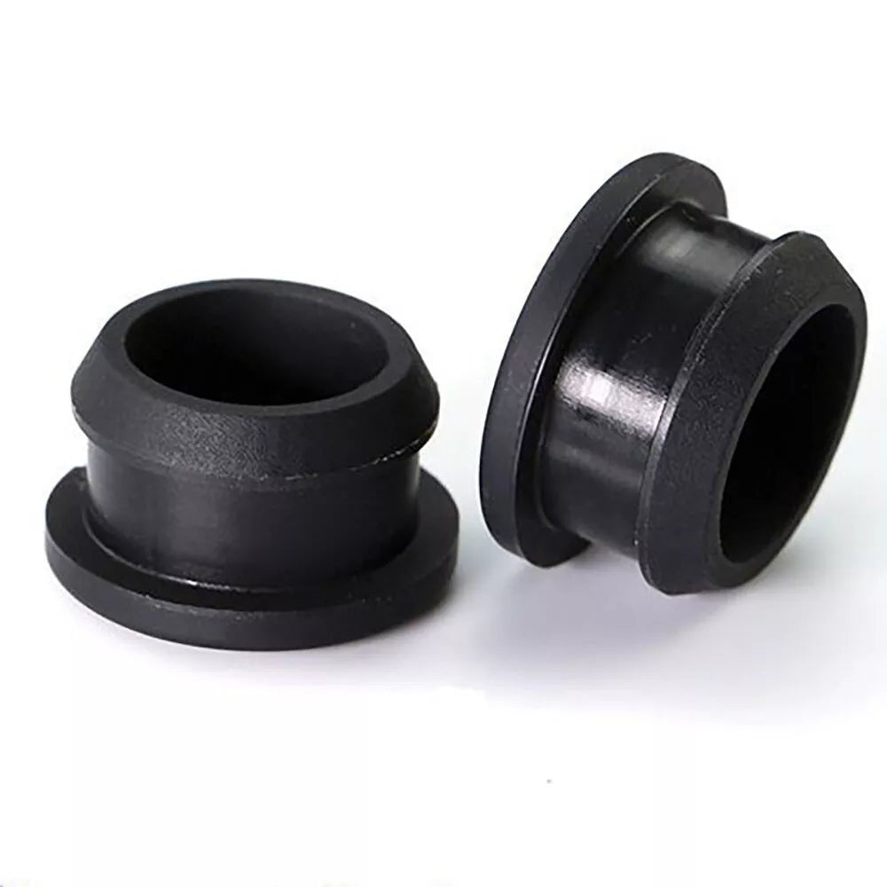 Black Snap - On Hole Plug Silicone Rubber Blanking Seal Bung Pipe Tube 2.5mm - 50mm - HomeDIYer