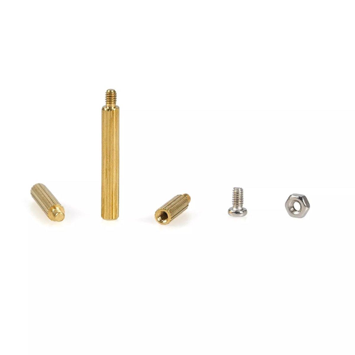 120pcs M2 spacer bolts spacer brass inside - outside bolts nuts set - HomeDIYer