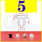 Snap-On Hole Plug Round Silicone Rubber Blanking Seal Bung Pipe Tube (2.5-60mm)