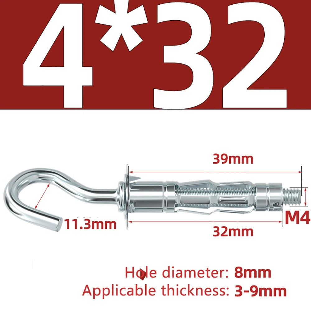 M4–M8 Metal Drywall Expansion Bolts | Hollow Wall Anchors for Plasterboard & Drywall