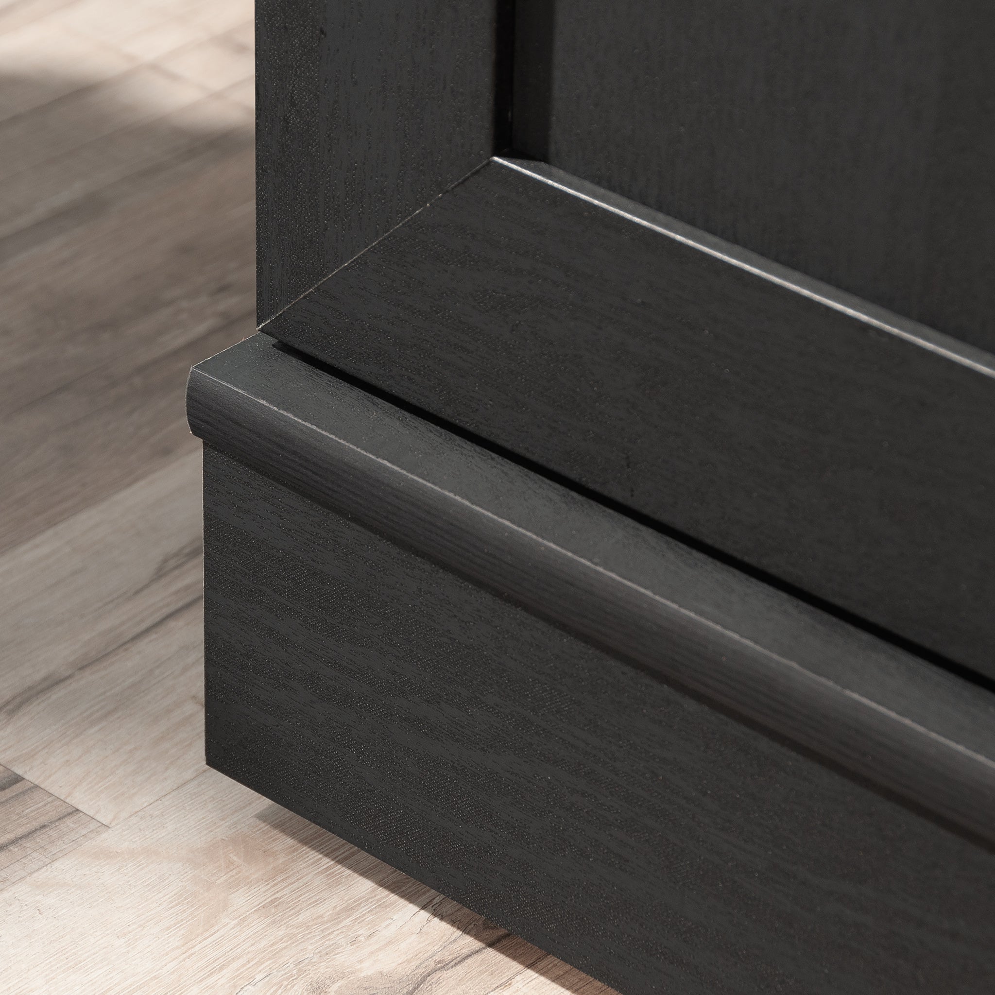 Storage Cabinet with Multipurpose Storage, Black Brown finish