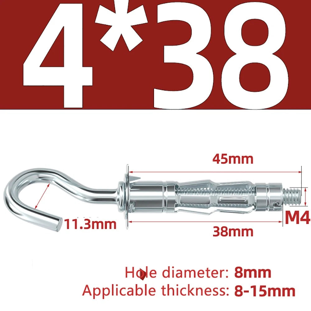 M4–M8 Metal Drywall Expansion Bolts | Hollow Wall Anchors for Plasterboard & Drywall