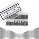 360Pcs Watch Band Strap Spring Bars 8-25mm Stainless Steel Link Pins Repair Tool