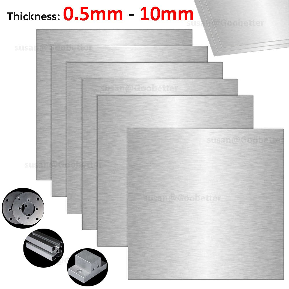 Metal Flat Sheet & Plate — Aluminium 1060/6061, Stainless Steel 304, Steel Q235 | Cut to Size
