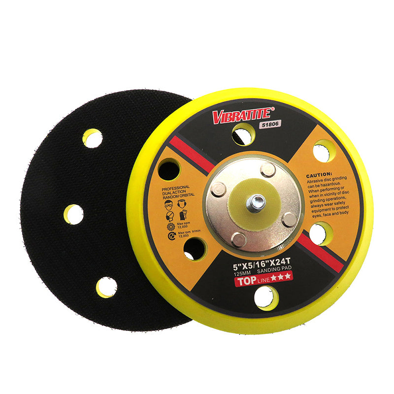 2" to 6" Sanding Backing Pad Hook Loop Bolt M6 M8 Sander Pad For Drill Grinder