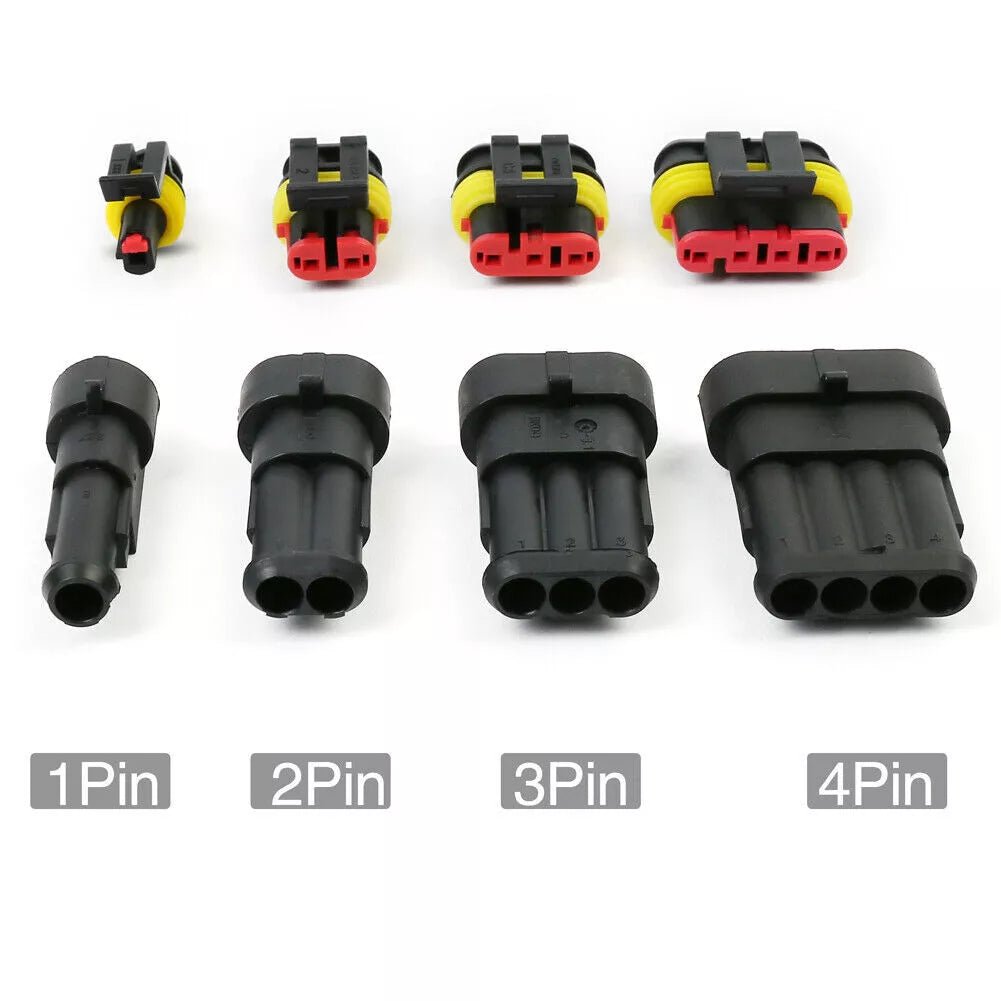 352x Waterproof Car Electrical Connector Terminals Automotive Wire Plug 1234 pin - HomeDIYer