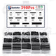 390 Pcs Steel Split Spring Dowel Fension Roll Pin Assortment Kit 13 Sizes