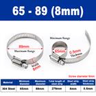 Hose Clips Pipe Clamps - Stainless Steel - jubilee type - 304ss - American clamp