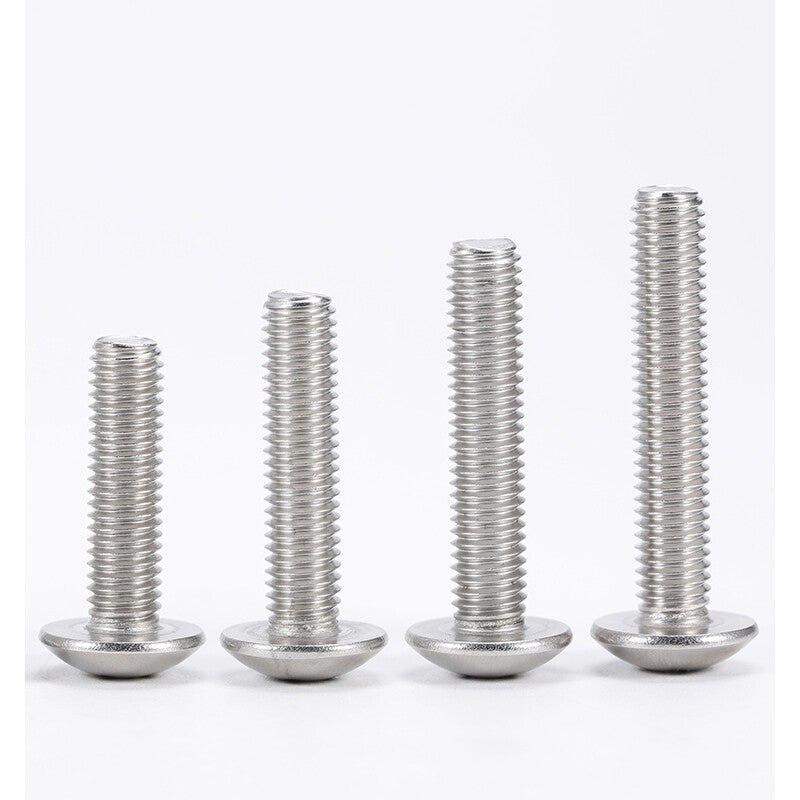 Big Pan Head Phillips Machine Screws – Carbon Steel, Nickel or Black Zinc, M2 to M6