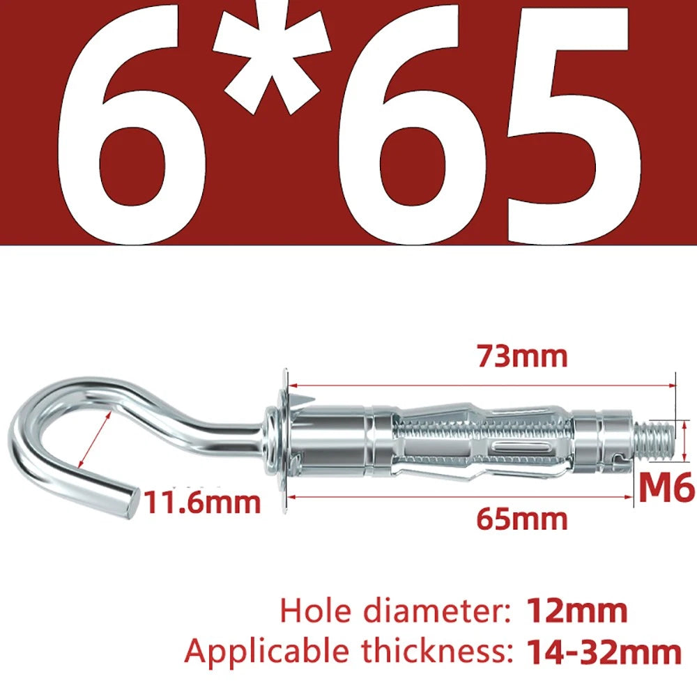 M4–M8 Metal Drywall Expansion Bolts | Hollow Wall Anchors for Plasterboard & Drywall
