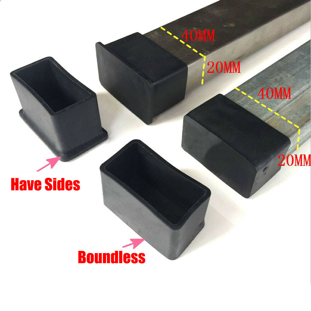 Application example showing caps used on office furniture legs