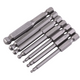 65mm/100mm Magnetic Ball End Hexagon Head 1/4" Screwdriver Bits Drill Set S2 Steel
