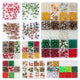 Christmas Bead DIY Jewelry Making Kit – Bracelet & Necklace Accessory Sets, 16 Variants