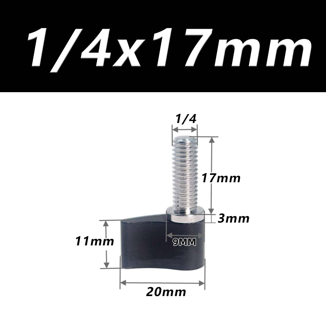 M4 M5 M6 Thumb Screws Hand Grip Bolt Knob for Adjustable Photographic Equipment - HomeDIYer
