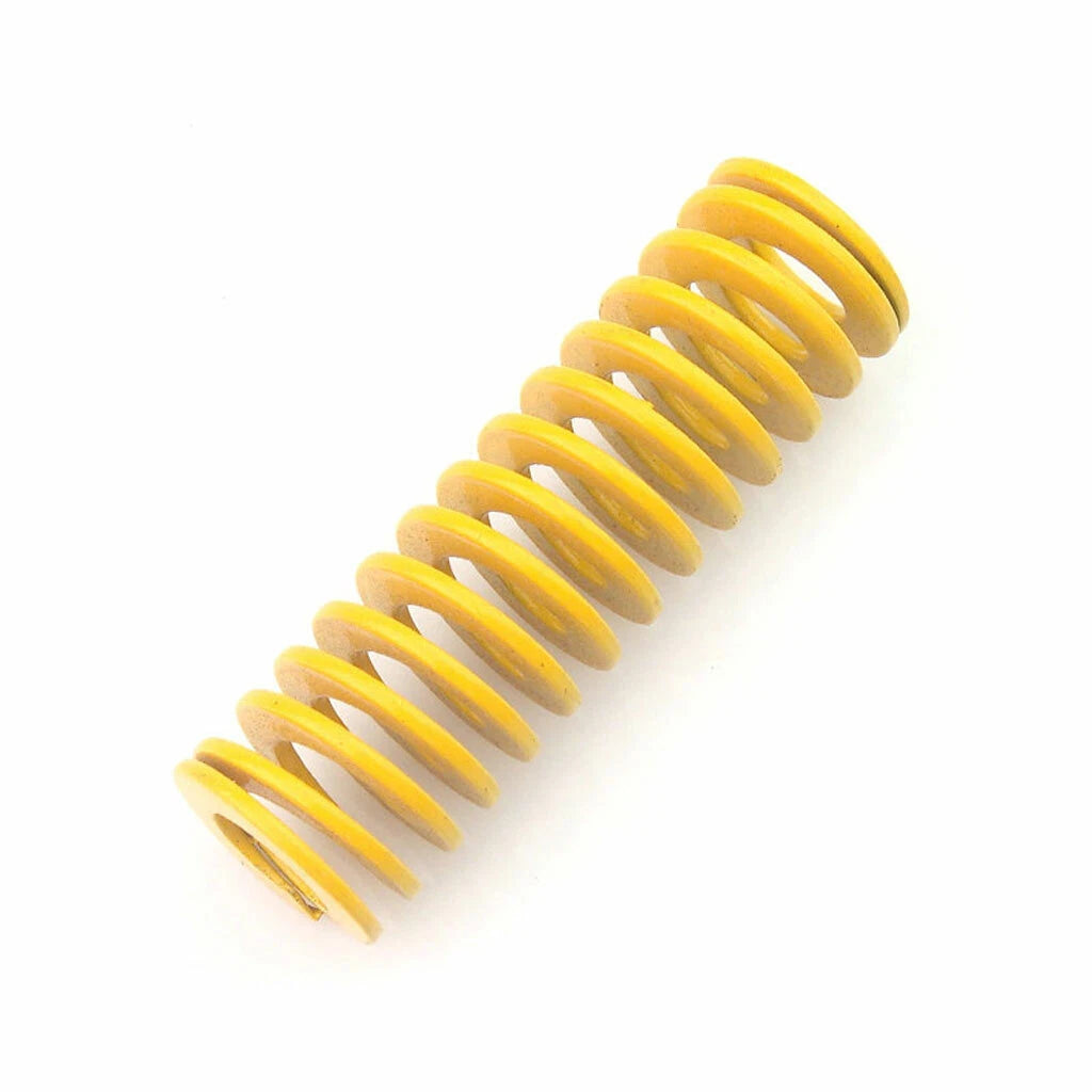 50mm OD Yellow Extra Light Load Compression Mould Die Spring 25mm ID All Sizes