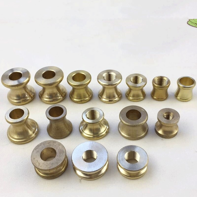 Solid Brass M10 I‑Connector with T‑Washer – 208 Brass Lamp Hardware for Pendant Lights & Fixtures