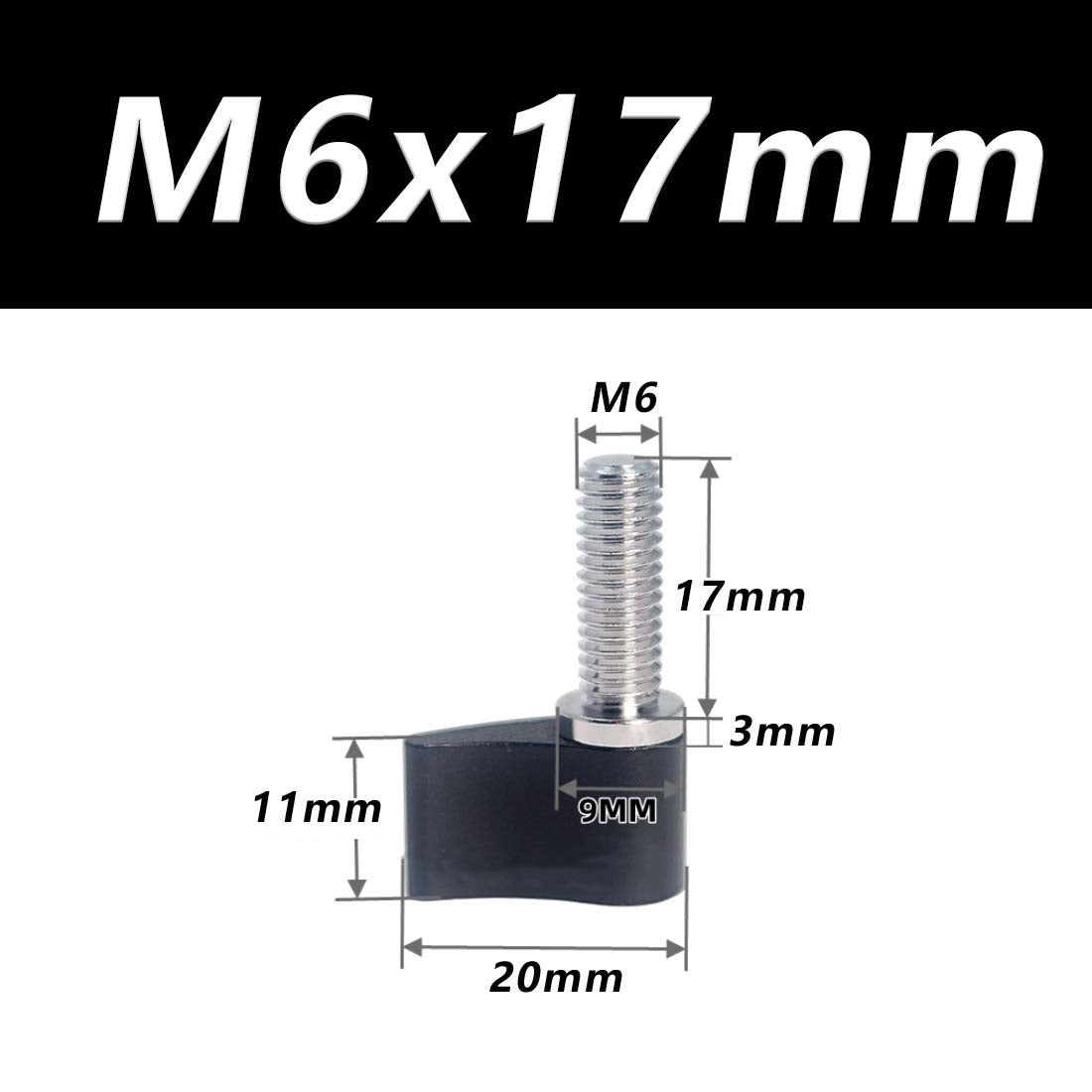 M4 M5 M6 Thumb Screws Hand Grip Bolt Knob for Adjustable Photographic Equipment - HomeDIYer
