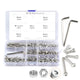 247x M4 Stainless Steel Allen Bolts & Nuts Set Socket Cap Screws Hex Head DIN912